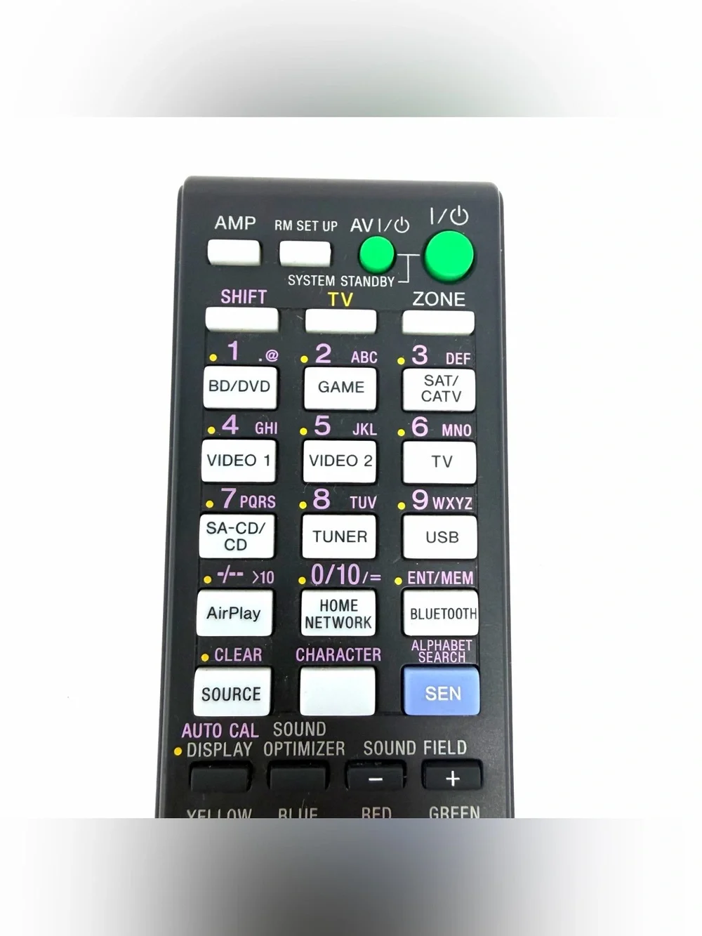 Original SONY RM-AAP078 Audio Receiver Remote Control STR-DN1030 TESTED OEM EUC